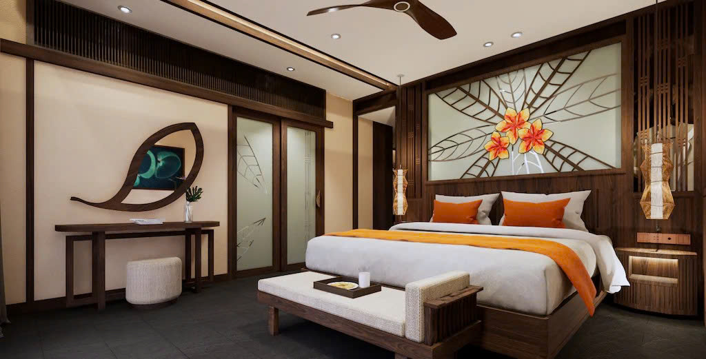 Family Room 2-Bedroom Garden View   with Children Themed Room