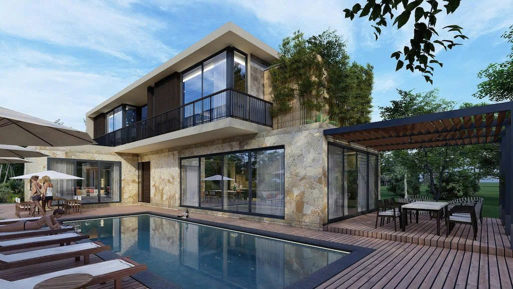 Pool Villa 4-Bedroom  with Children Themed Room